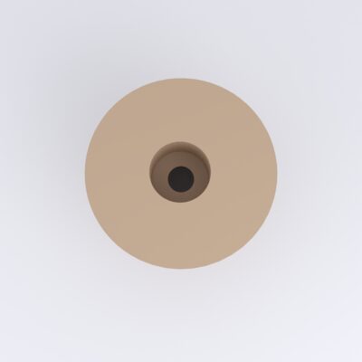 Balloon adapter — underside (flange)