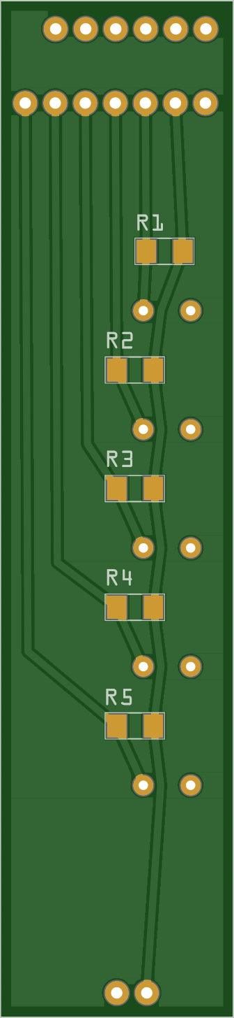 Fotomodul PCB, bottom side