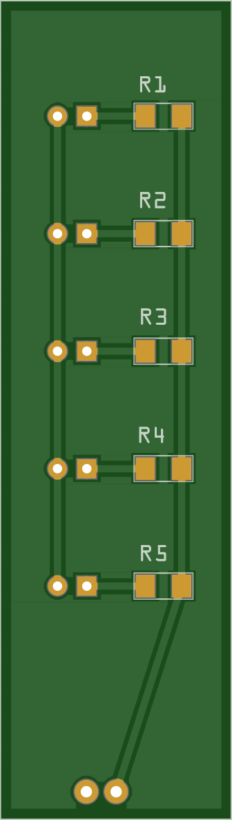 Lichtmodul PCB, bottom side