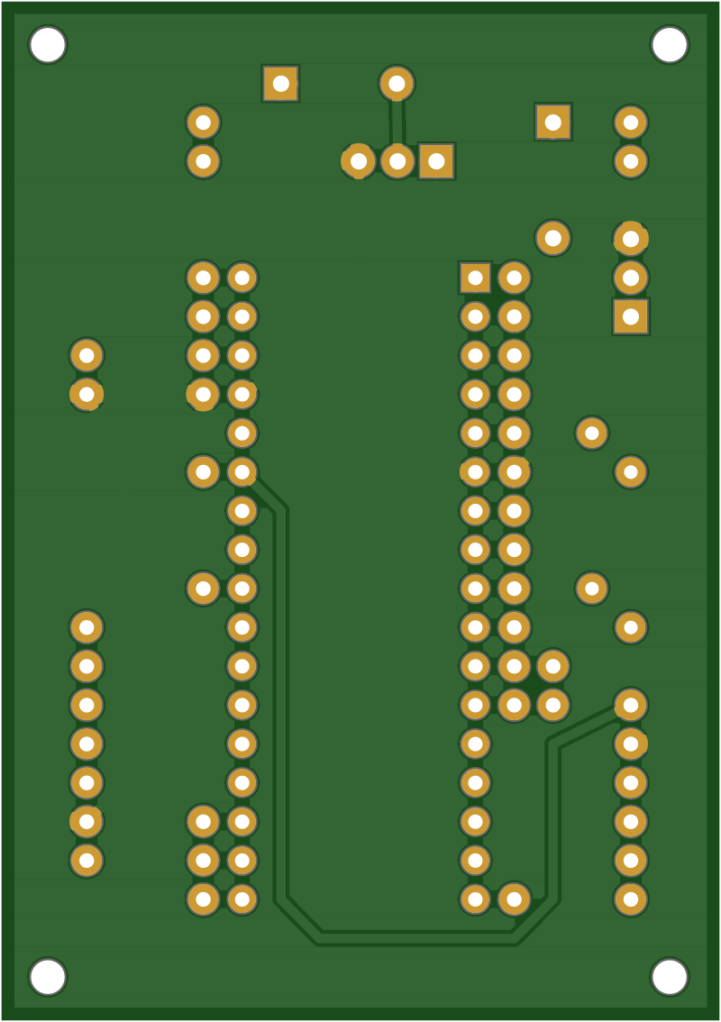 Steuermodul PCB, bottom side